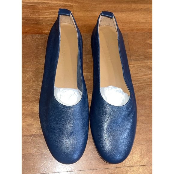 Everlane The Italian Leather Day Glove in Navy Blue Womens Shoes Loafers flats - Picture 4 of 12